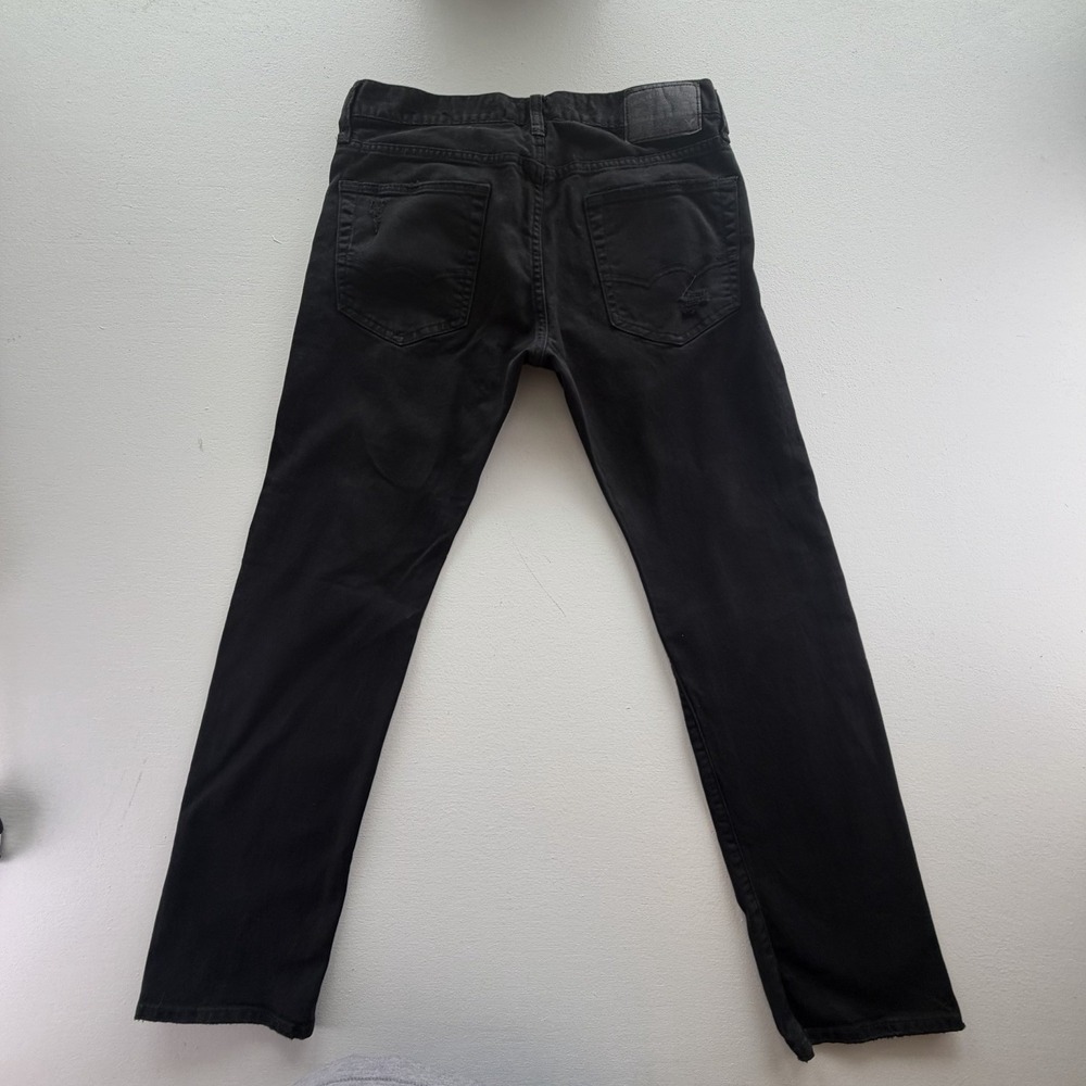 American Eagle Outfitters Men's Jeans 31x30 Black Straight Denim Core Flex